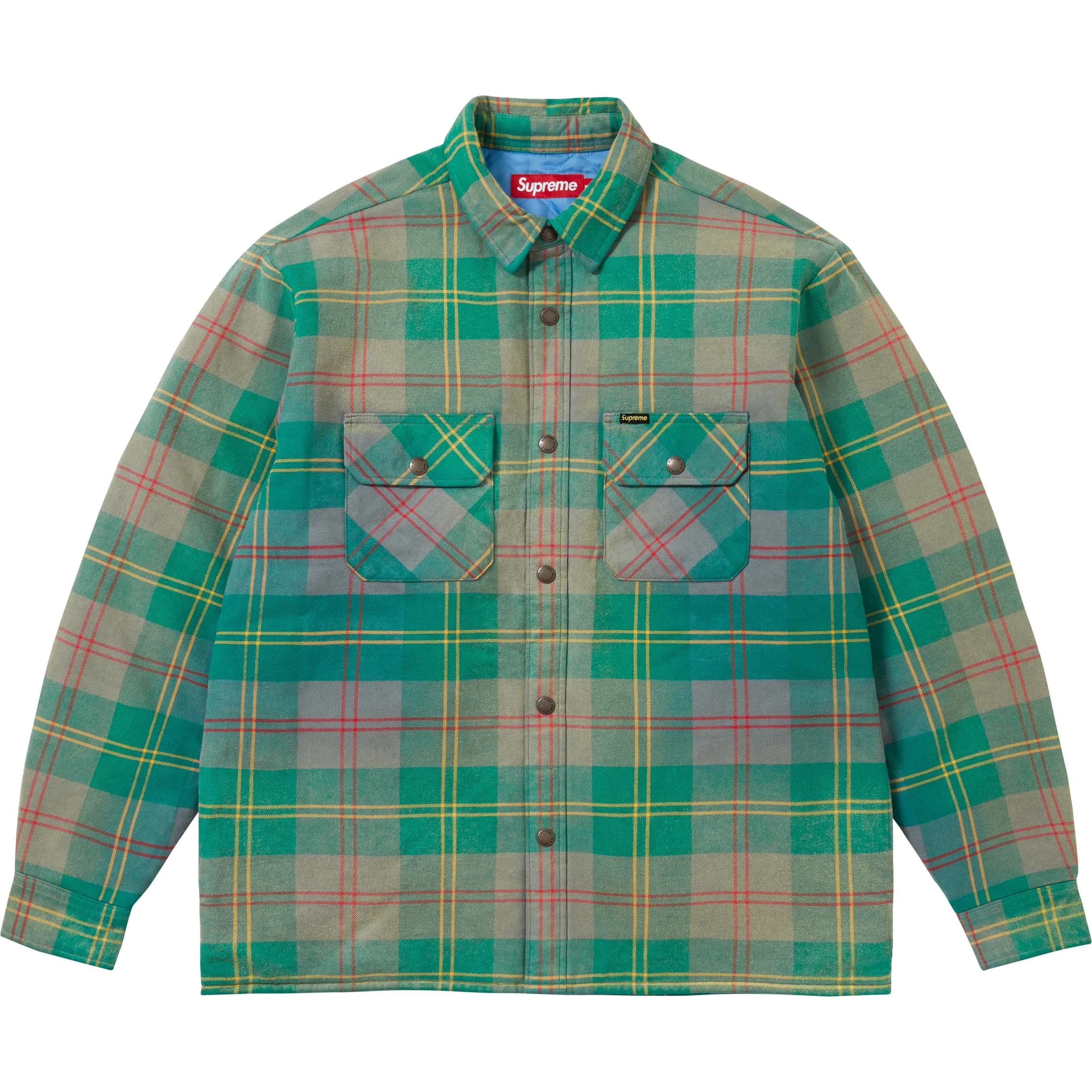Quilted Lined Flannel Snap Shirt view 10